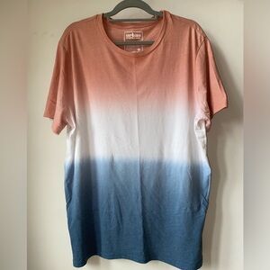 Urban Pipeline Shirt  Mens Size XXL Multi Short Sleeve Ombre T-Shirt